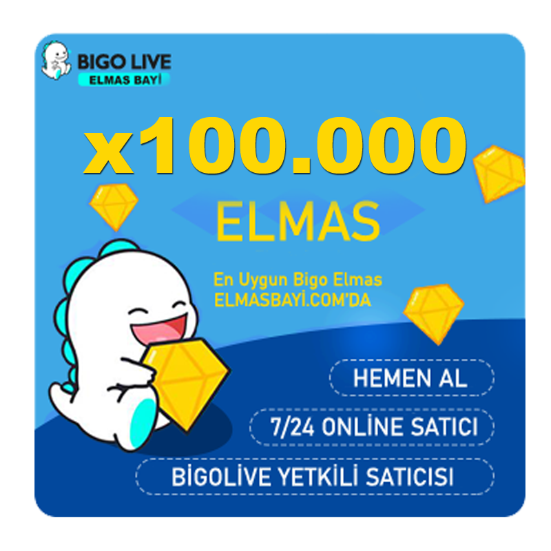 BİGO LİVE 100.000 ELMAS