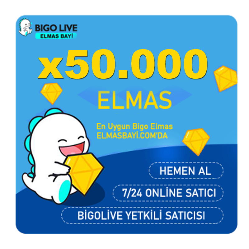 BİGO LİVE 50.000 ELMAS