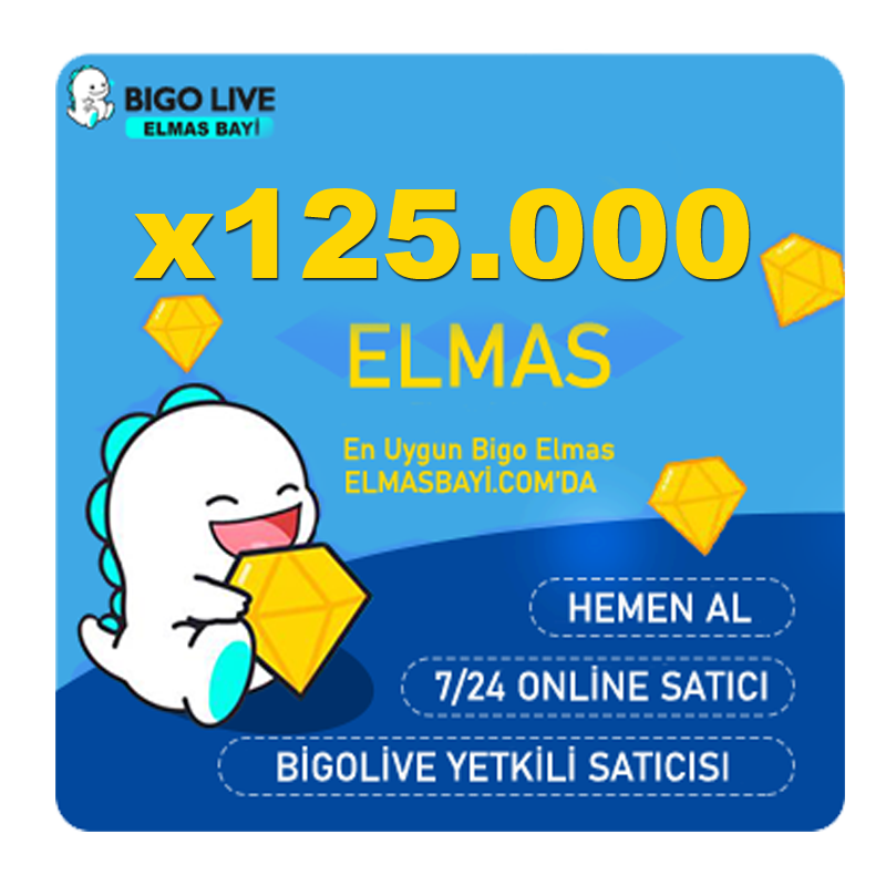 BİGO LİVE 125.000 ELMAS